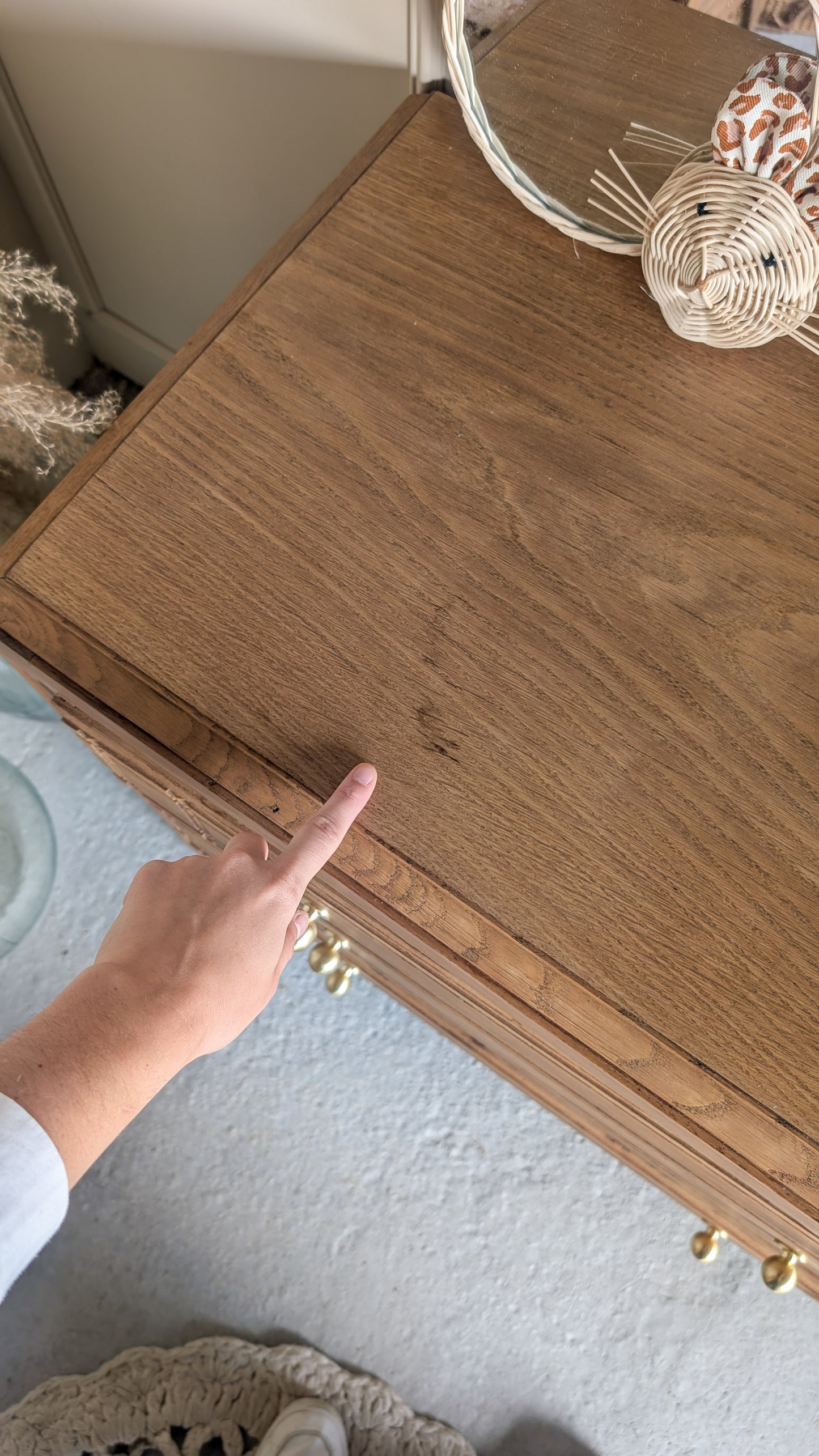 Commode en chêne