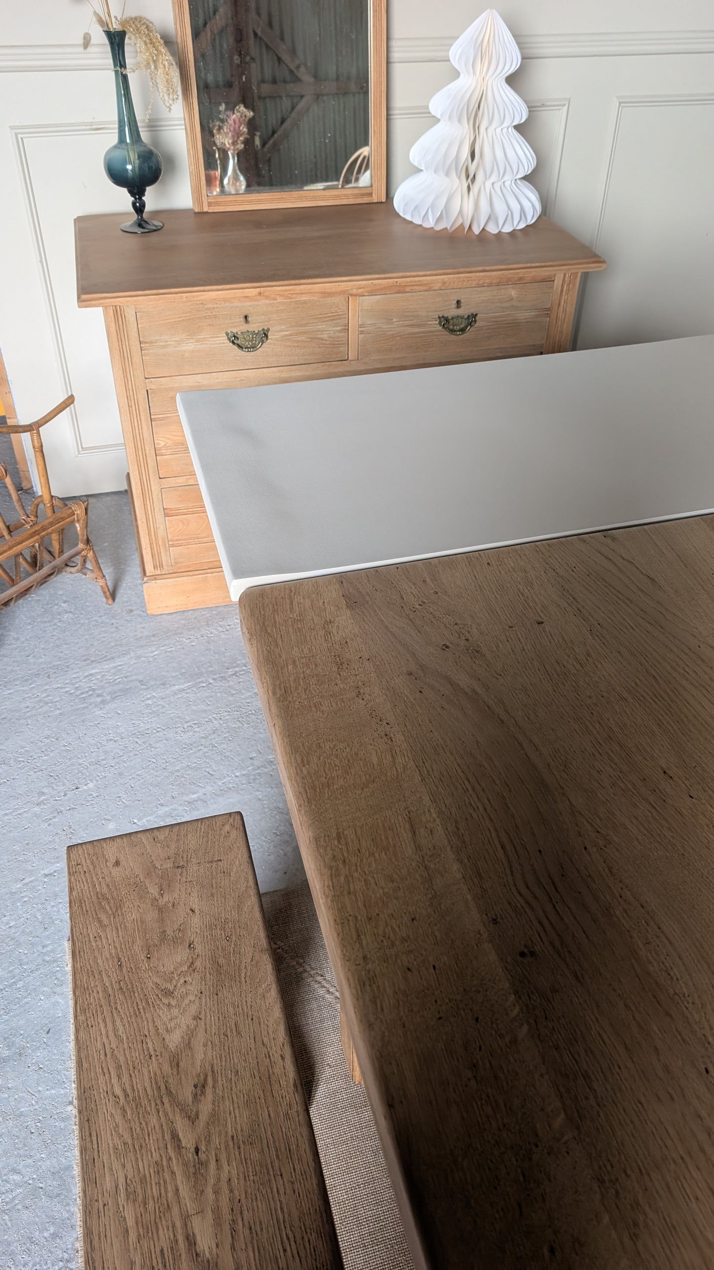 Table de ferme avec rallonges