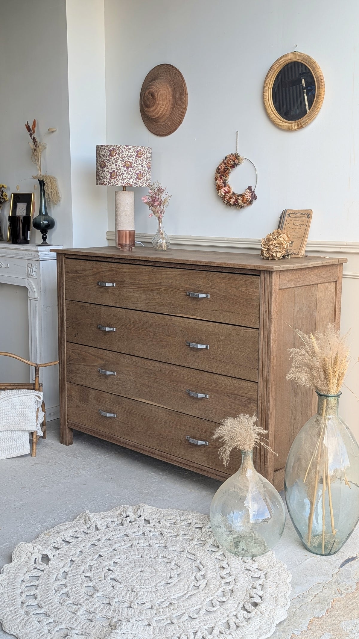 Commode en châtaignier