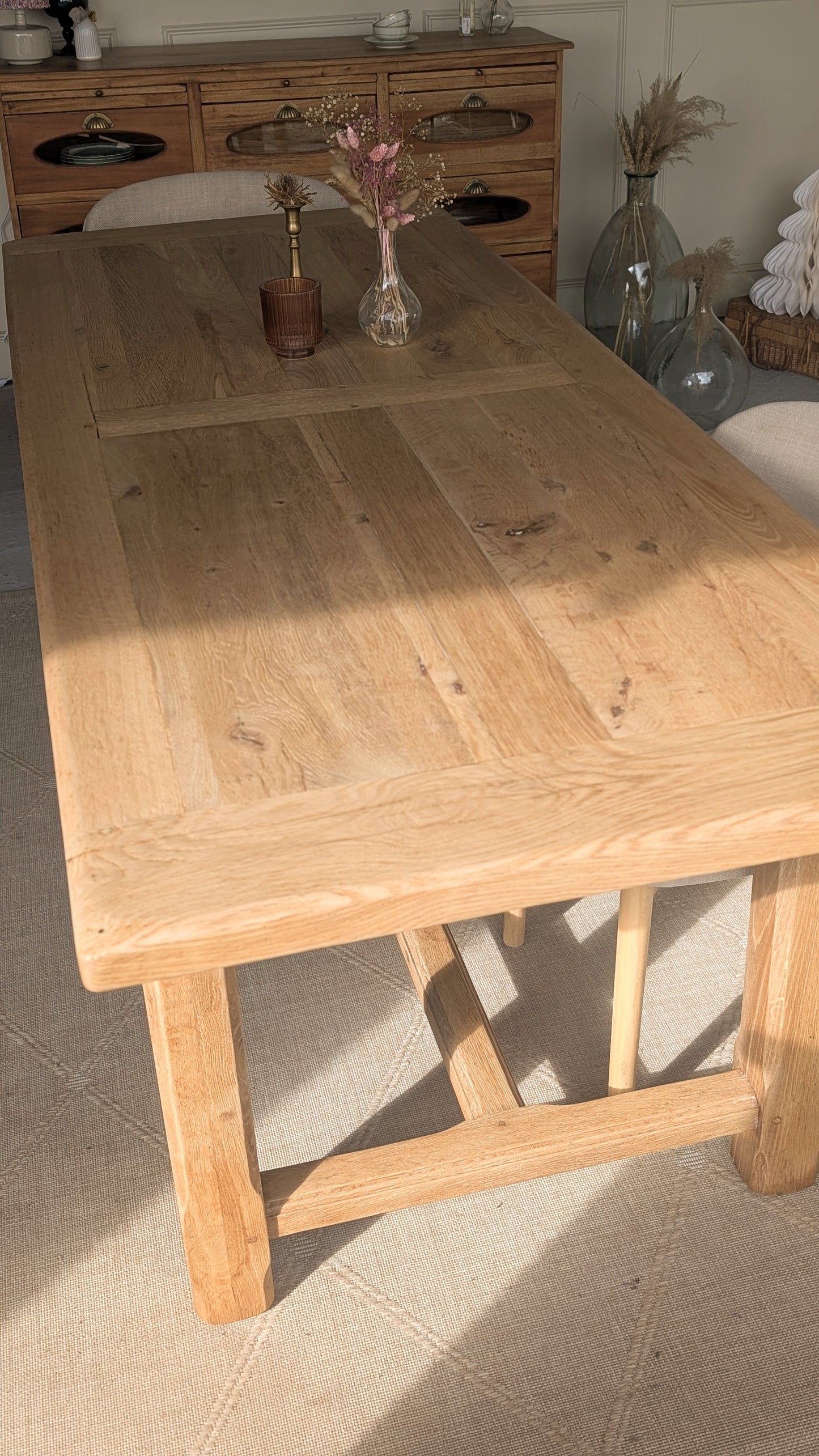 Table rectangulaire en chêne
