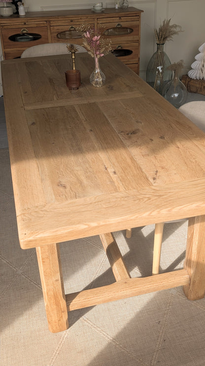 Table rectangulaire en chêne