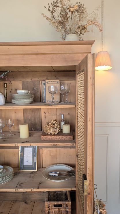 Vitrine en merisier