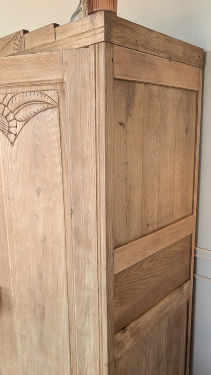 Armoire en Chêne Art déco