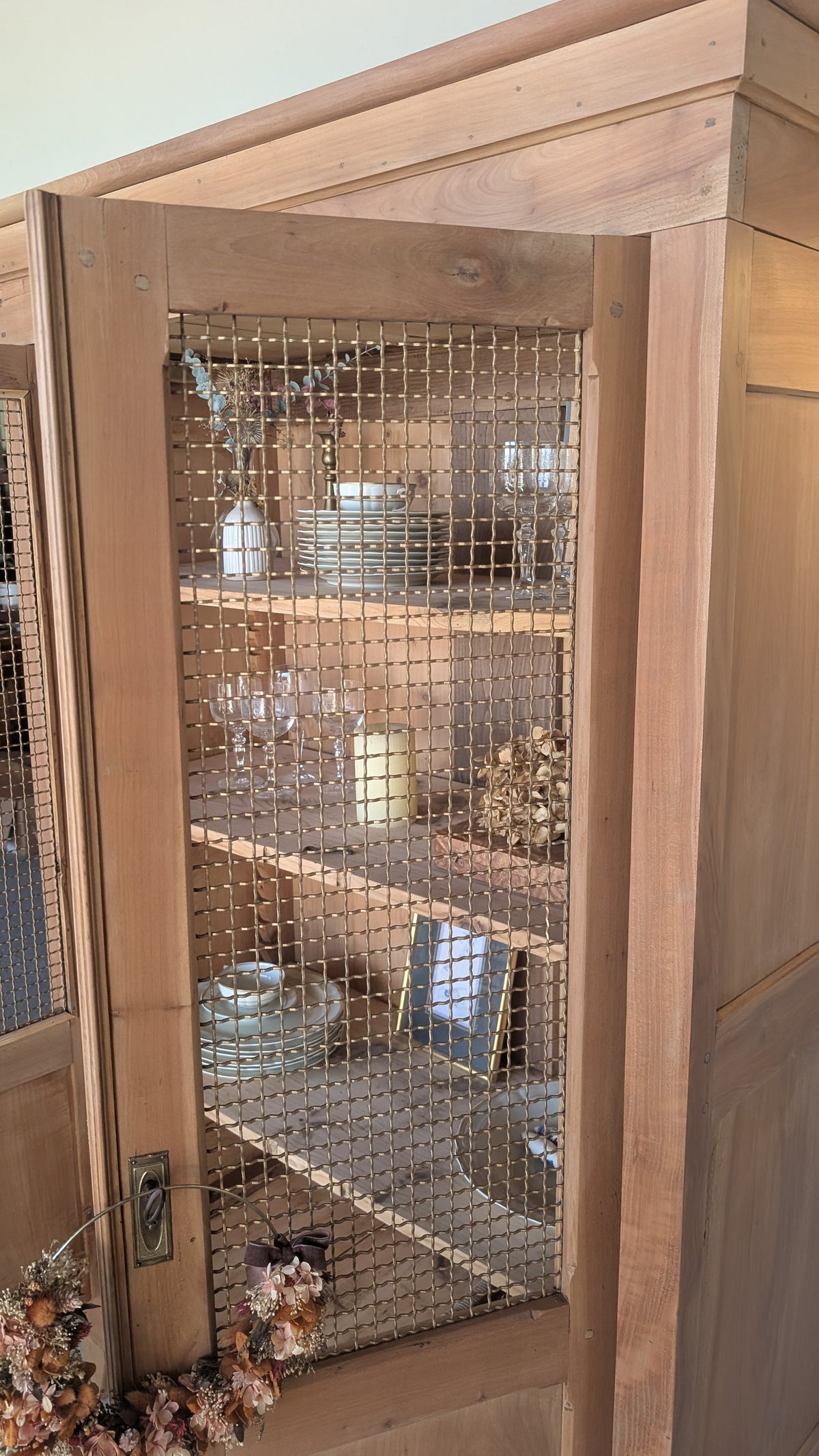 Vitrine en merisier