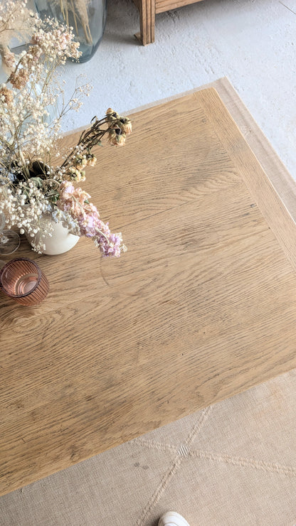 Grande table basse en chêne