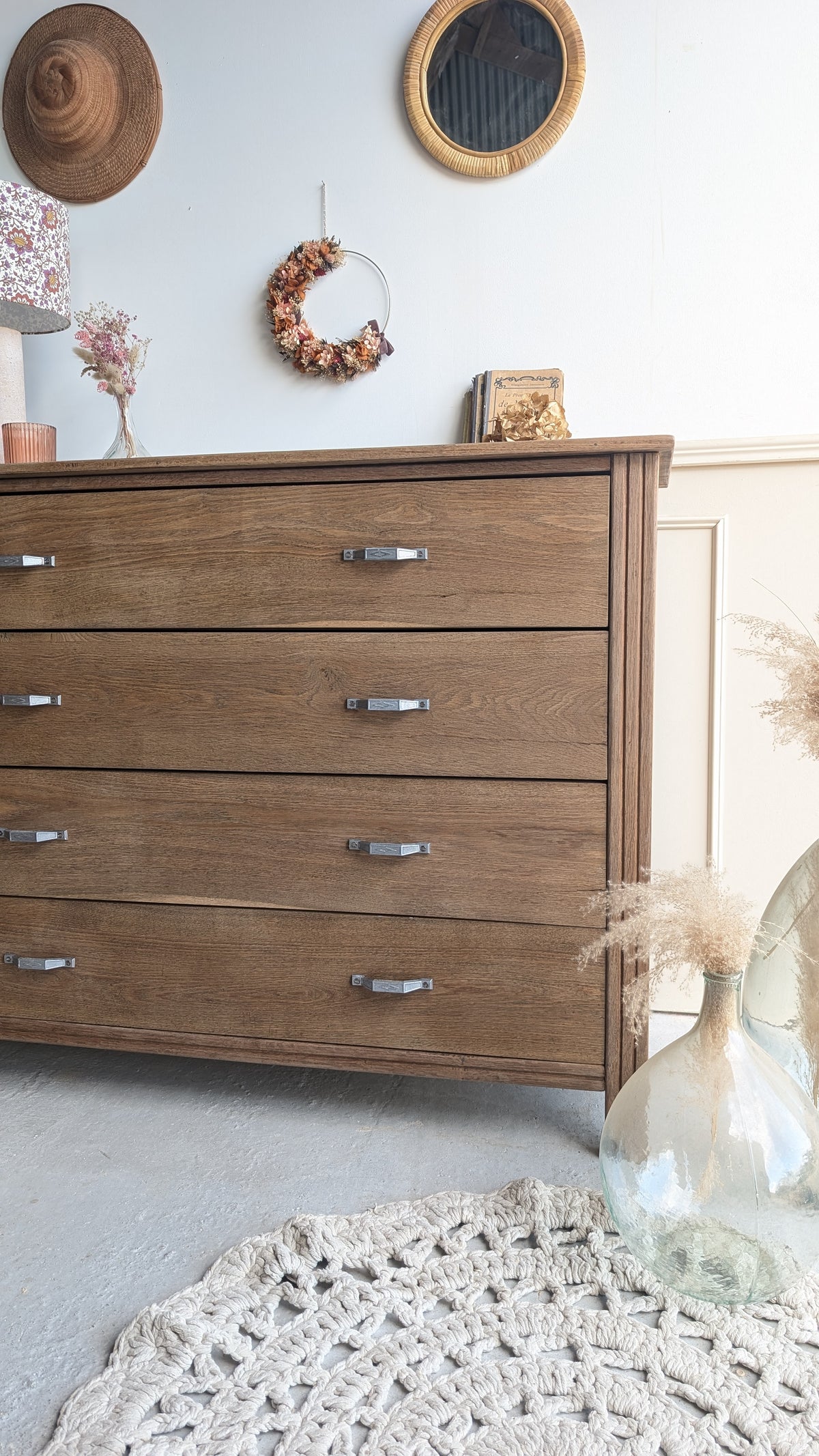 Commode en châtaignier