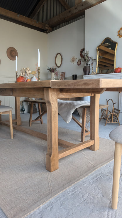 Table en bois avec rallonges