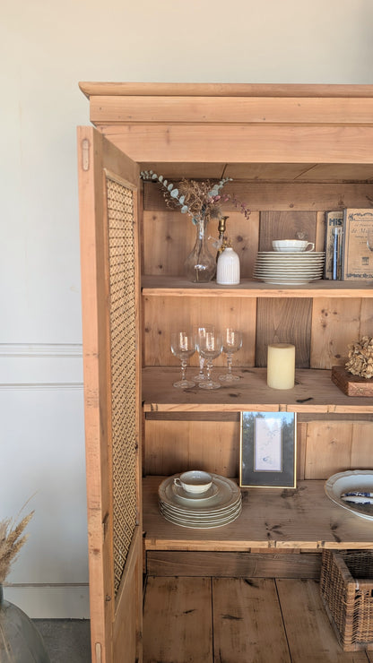 Vitrine en merisier