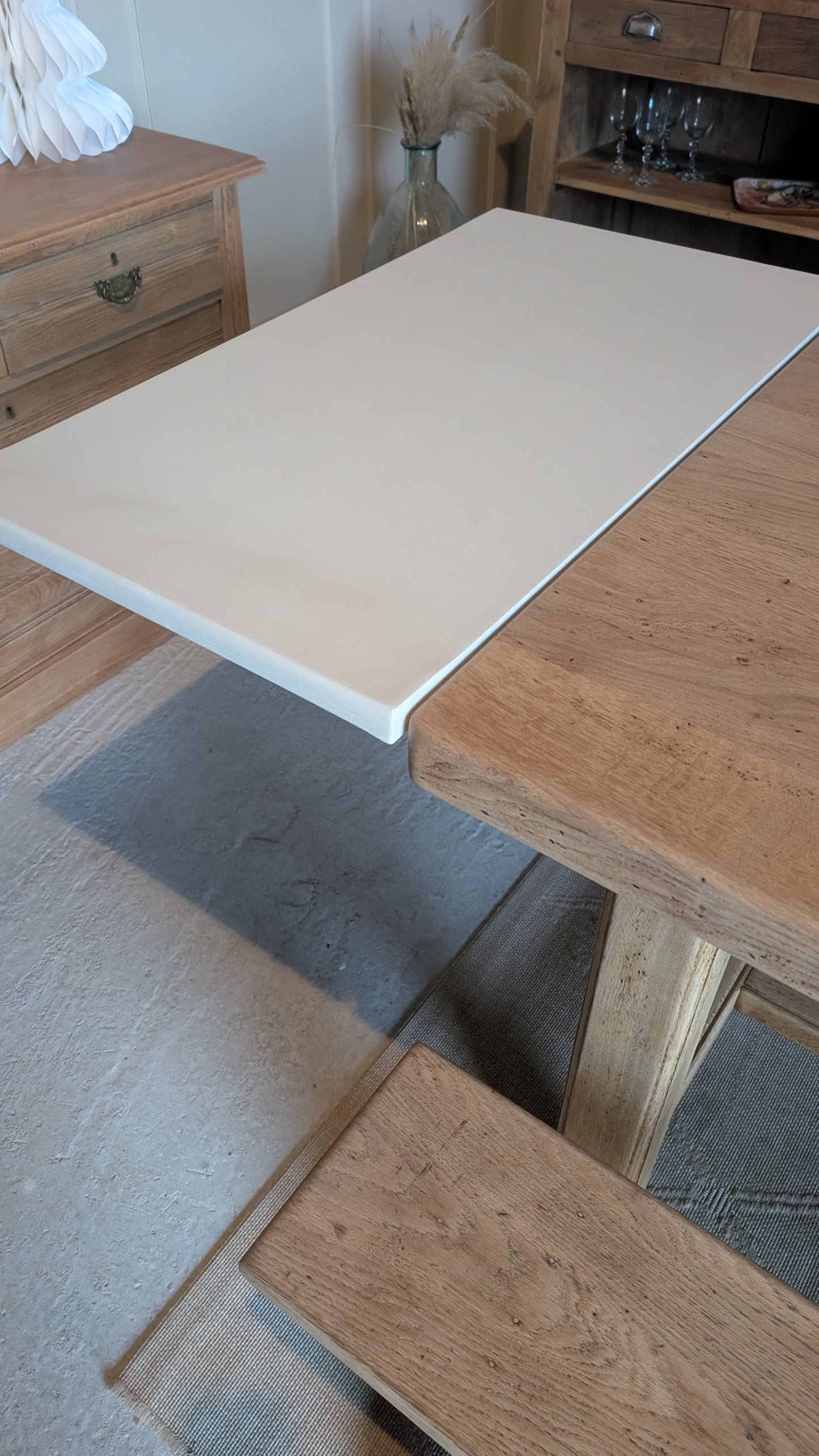 Table de ferme avec rallonges
