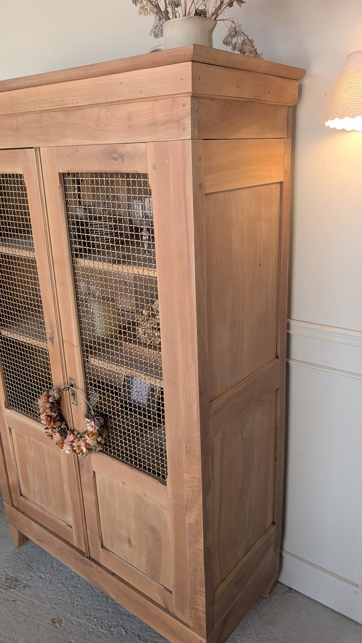 Vitrine en merisier