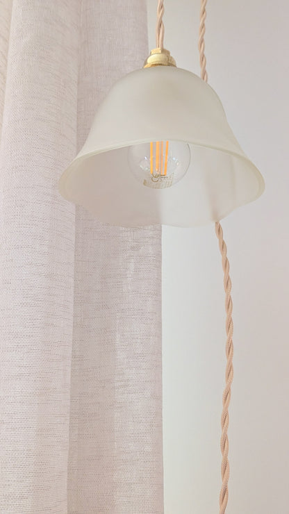 Baladeuse – Globes fleuris chinés