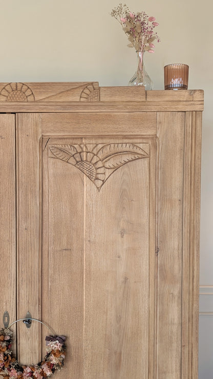 Armoire en Chêne Art déco