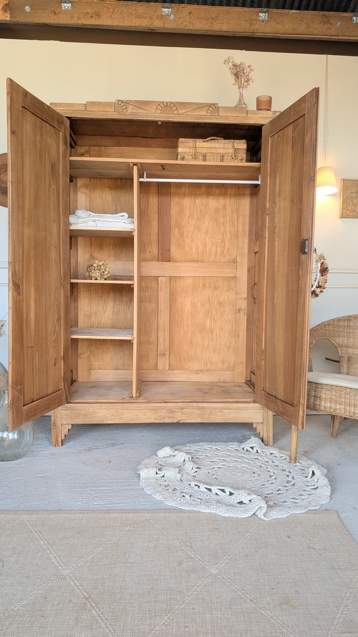 Armoire en Chêne Art déco