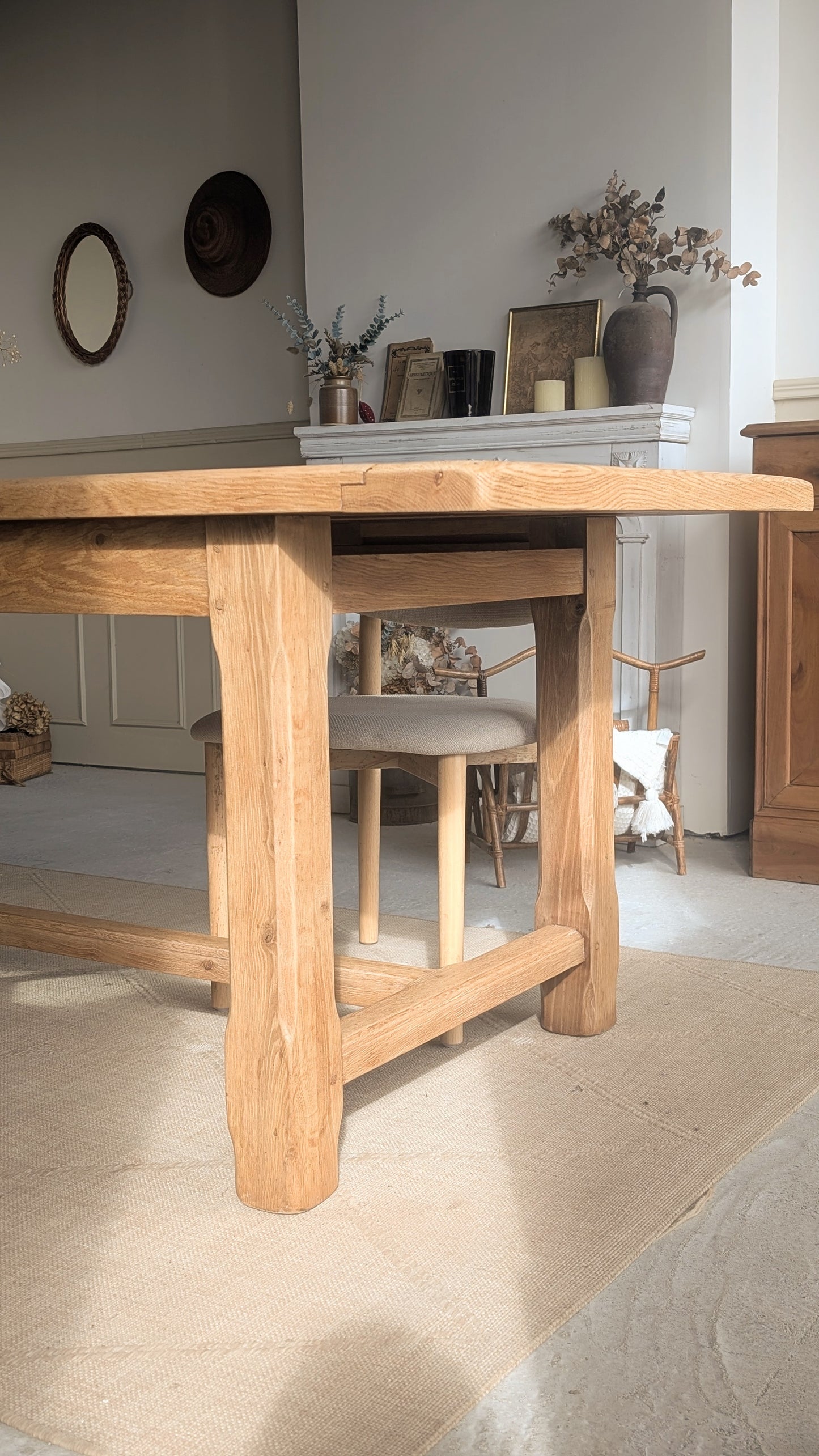 Table rectangulaire en chêne