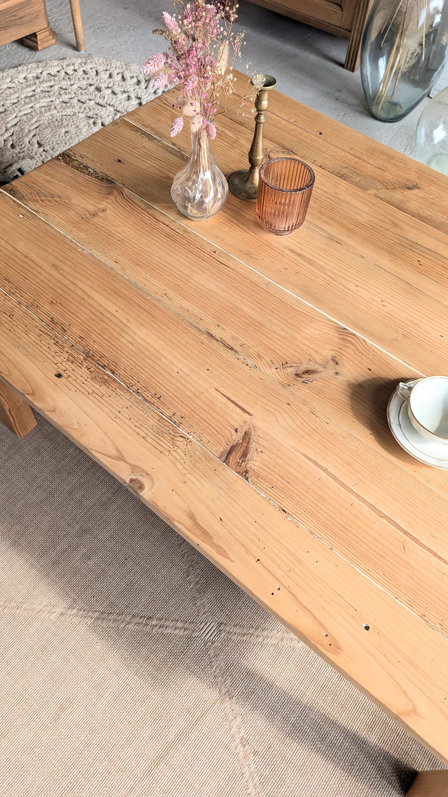 Table basse en pin