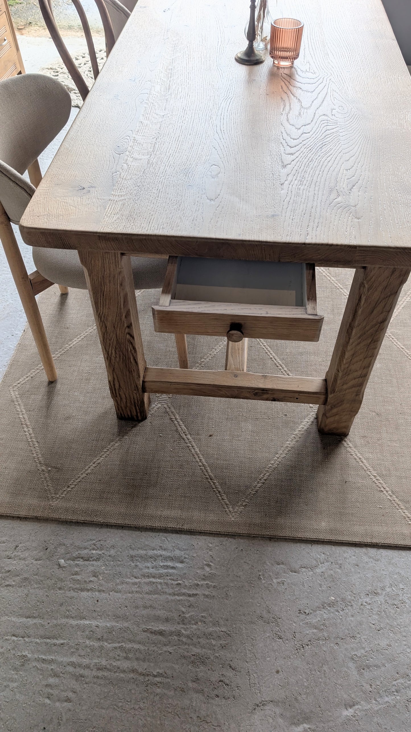 Table rectangulaire en chêne