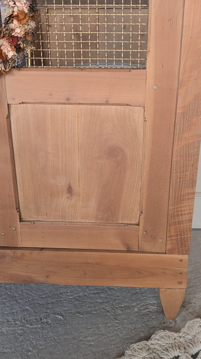 Vitrine en merisier