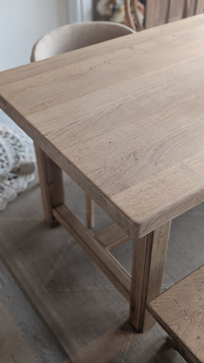 Table de ferme avec rallonges