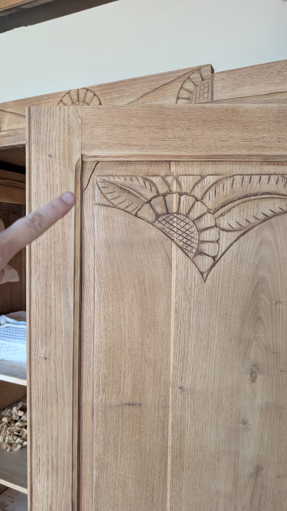 Armoire en Chêne Art déco