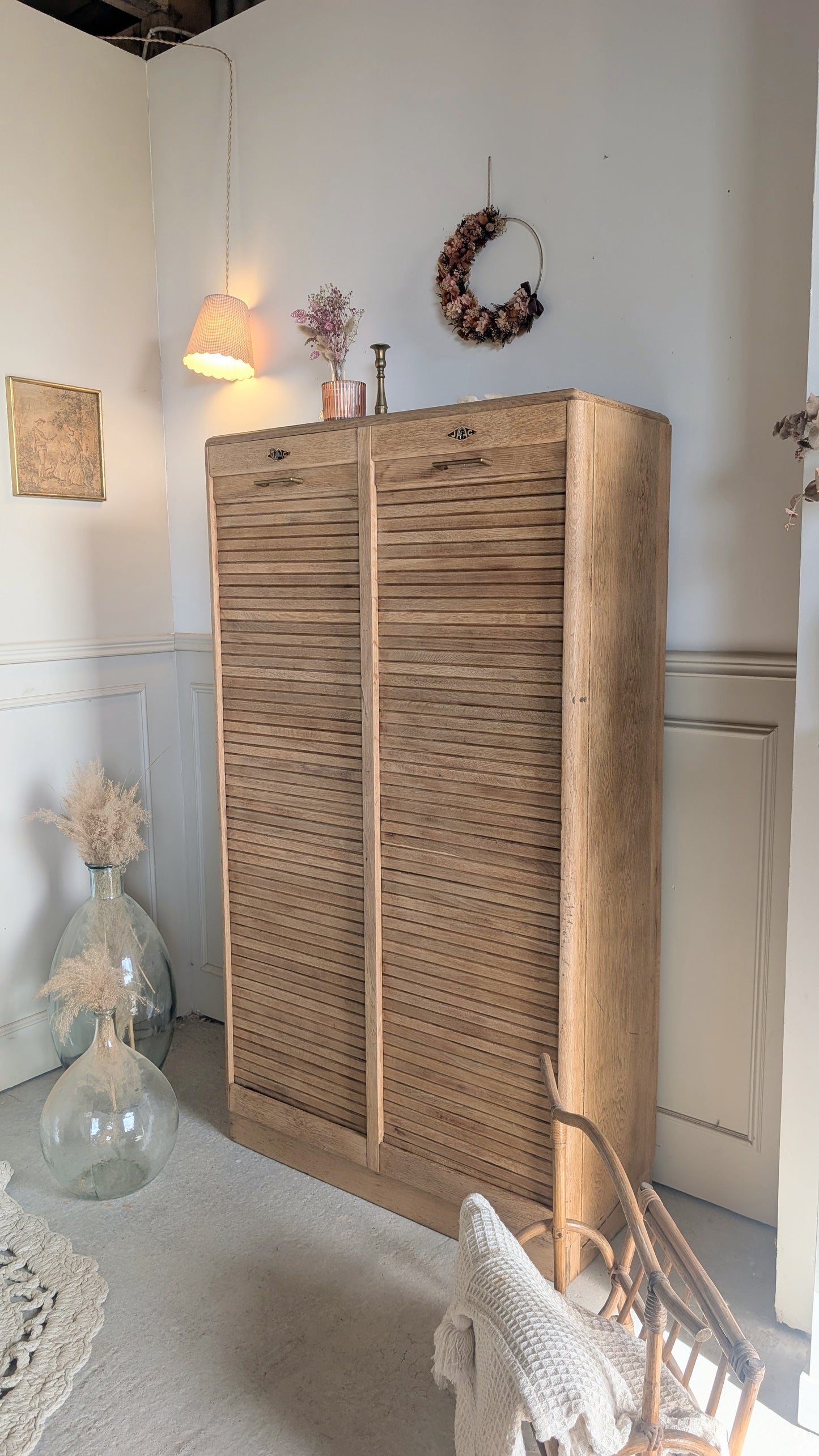 Meuble classeur rideau