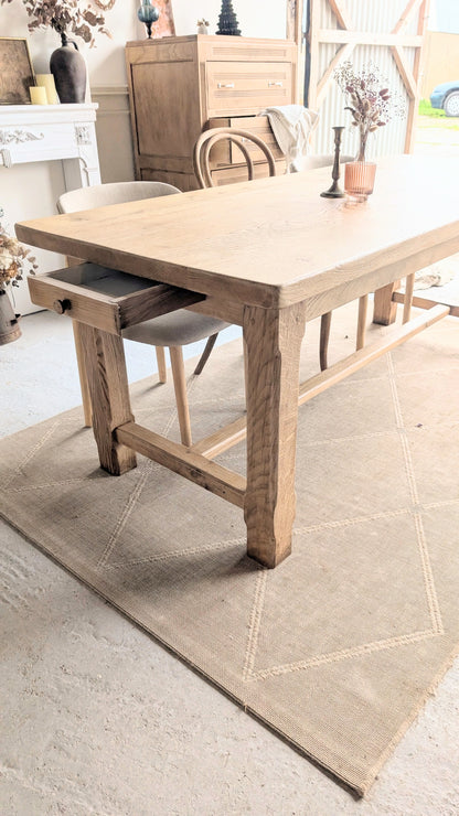 Table rectangulaire en chêne