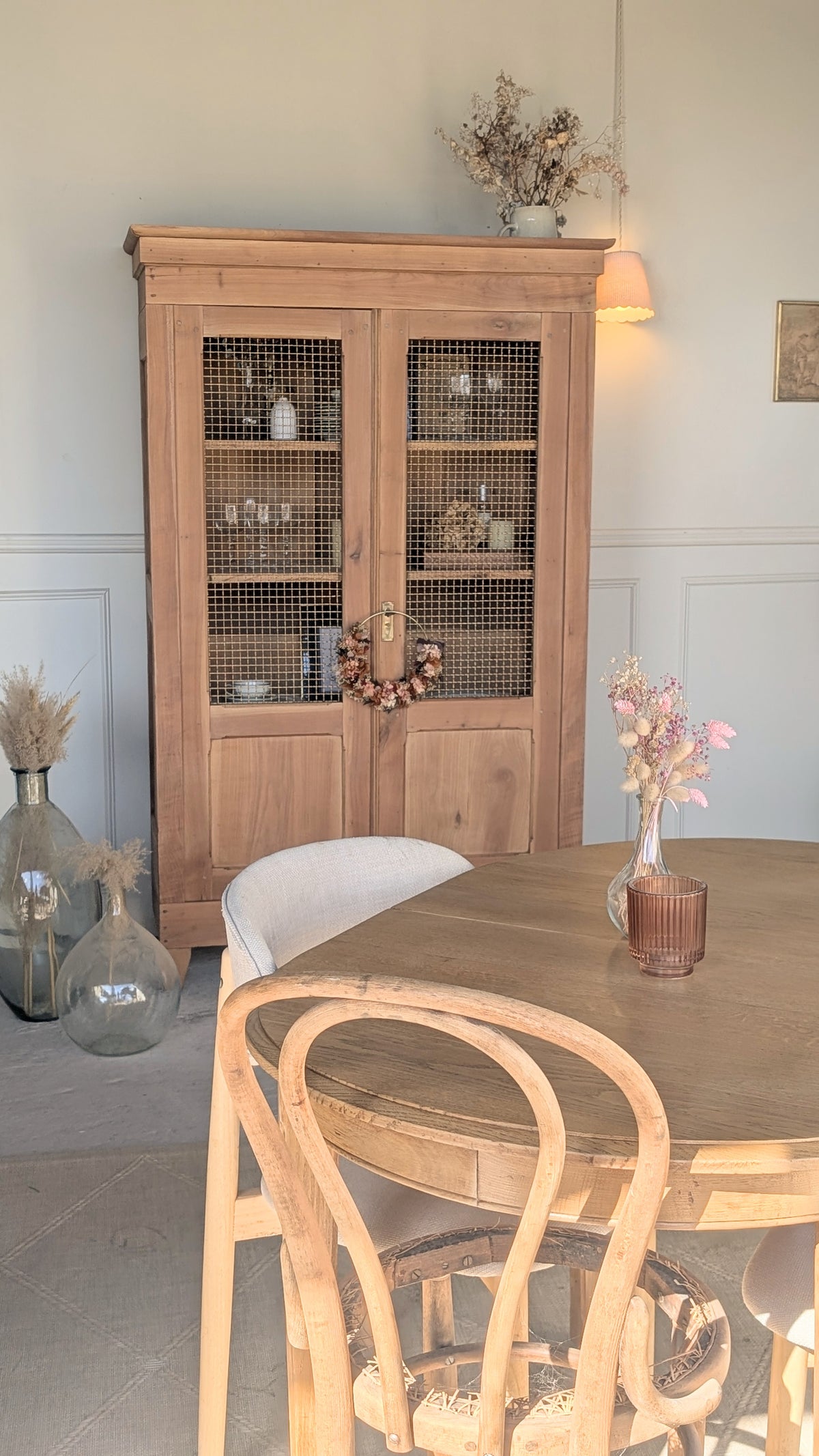 Vitrine en merisier
