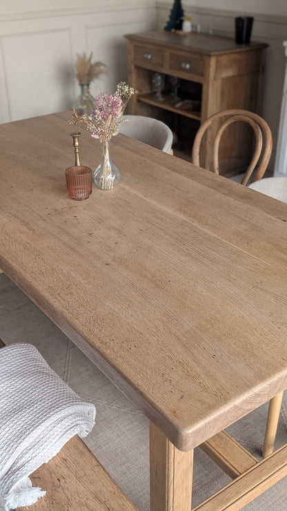 Table de ferme avec rallonges