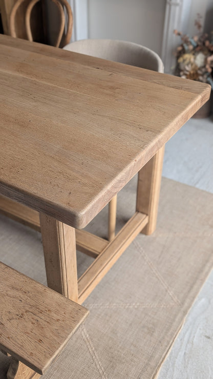 Table de ferme avec rallonges