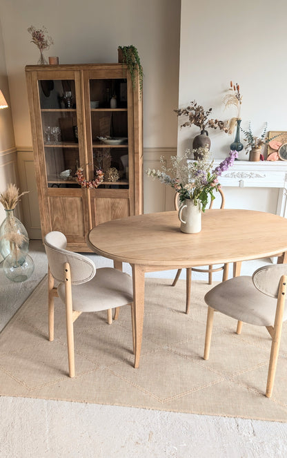 Table ovale en chêne