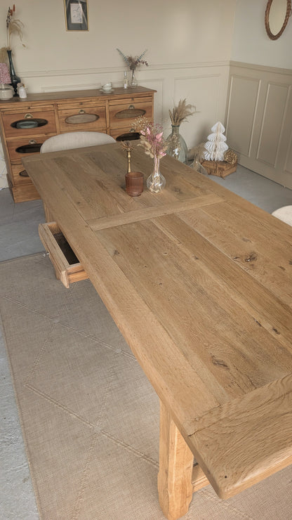 Table rectangulaire en chêne