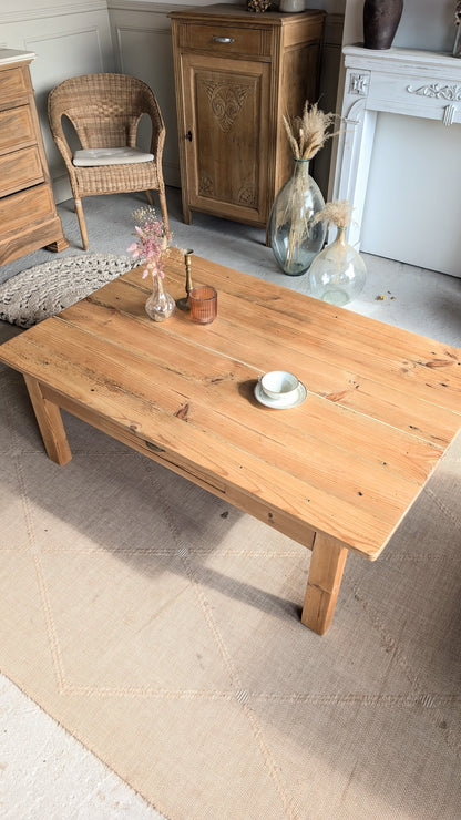 Table basse en pin