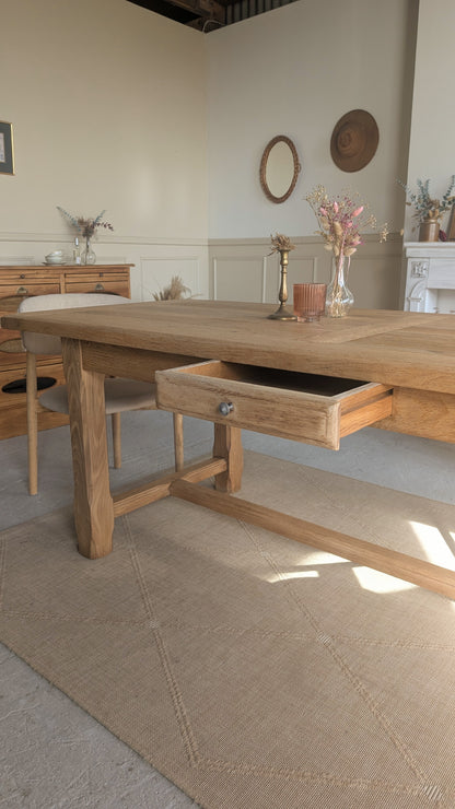 Table rectangulaire en chêne