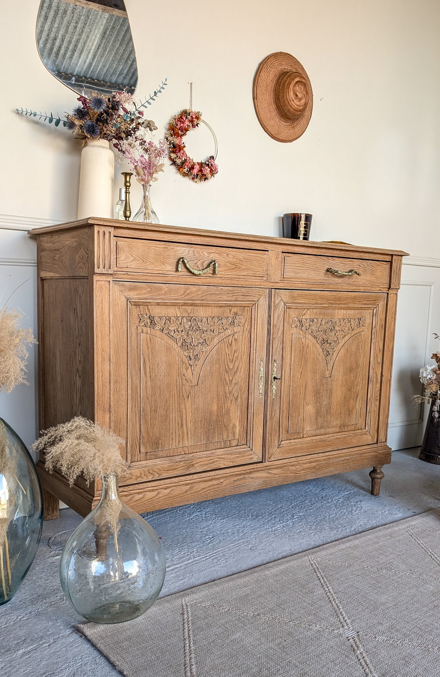 Grand buffet en chêne