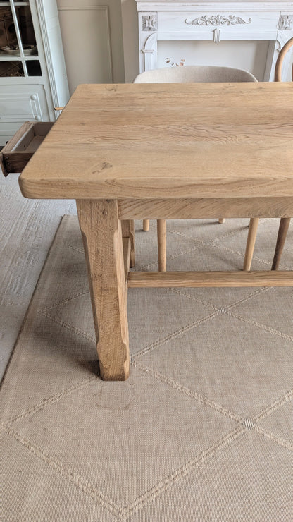 Table rectangulaire en chêne