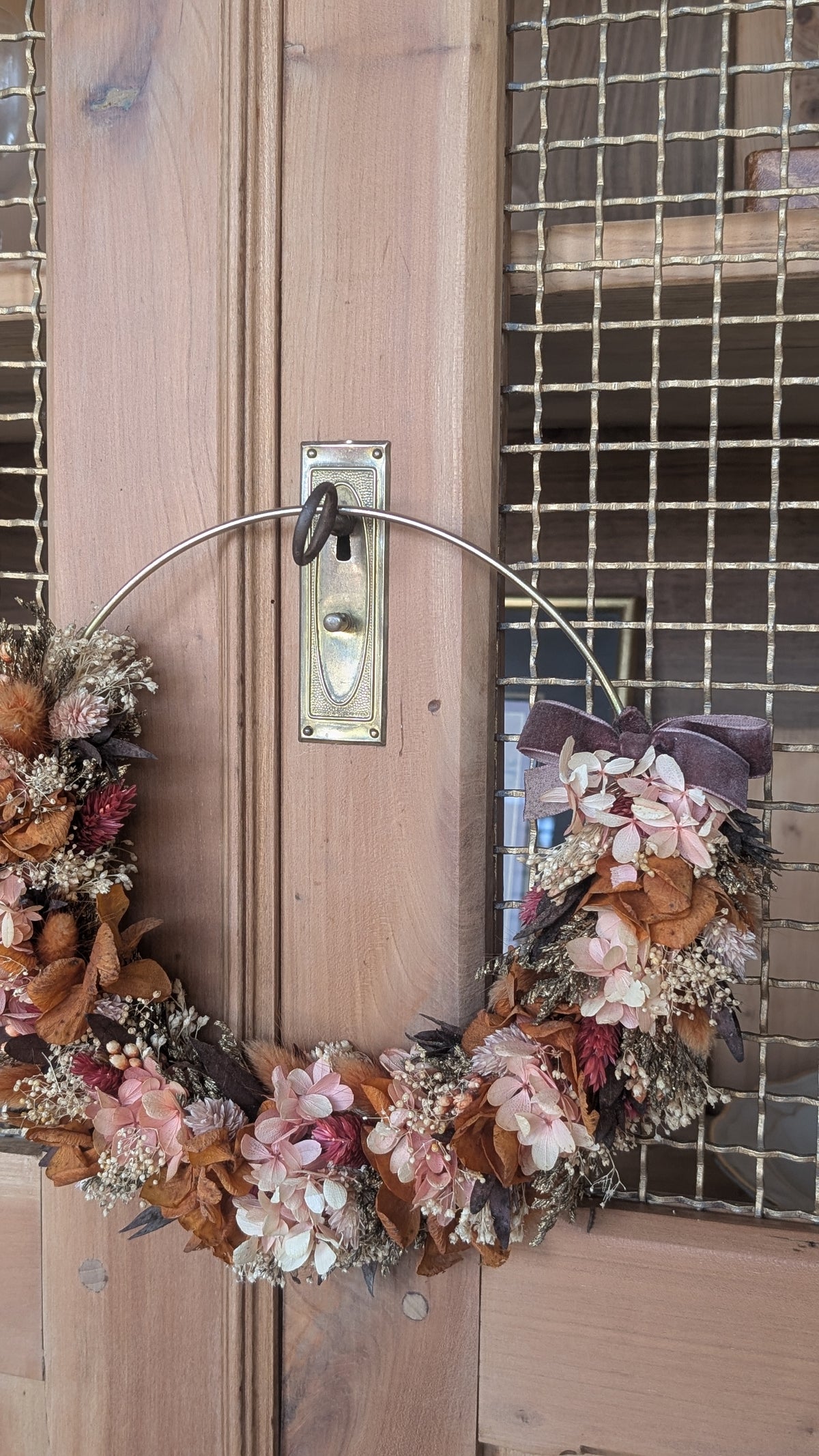 Vitrine en merisier