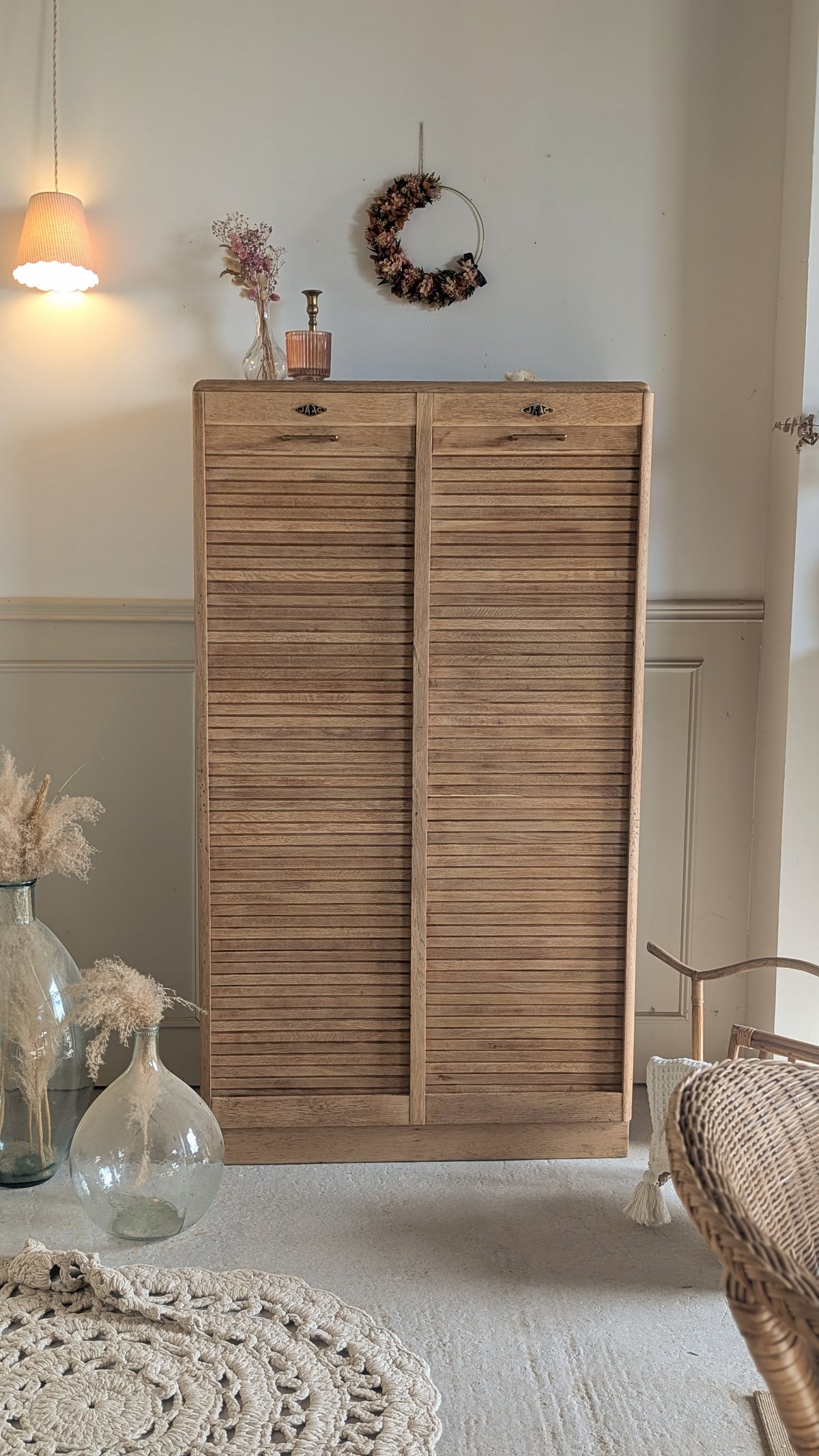 Meuble classeur rideau